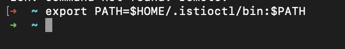 Add istioctl to System PATH